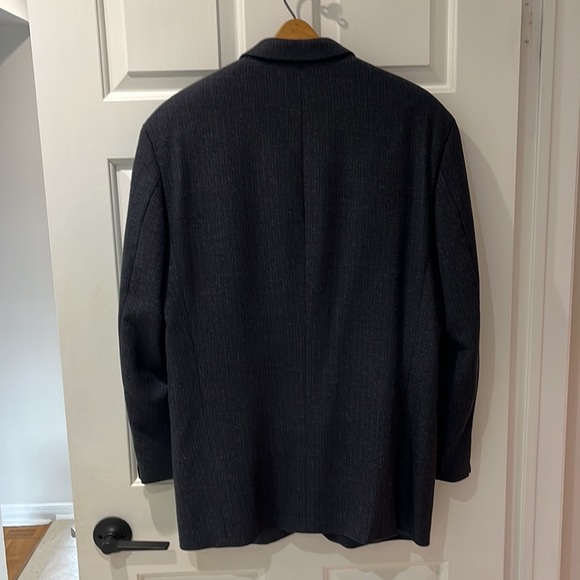 Vintage Hugo Boss Blazer/Sport Coat Wool Blue/Gray Pattern US 44 EUC - Picture 7 of 16